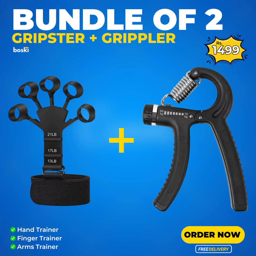 Bundle of 2 : Gripster + Grippler (Hand Trainer)