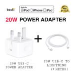 Bundle of 2: 20w Original Adapter with iPhone USB C-C Cable