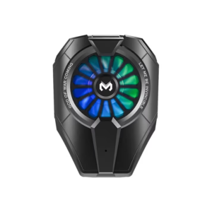 MEMO DL06 Mobile Phone Cooler – Semiconductor Refrigeration Cooling Fan with RGB Lights, Silent 7500 RPM Radiator for iPhone & Android Gaming (PUBG, Genshin Impact, FreeFire)