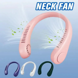 Neck Fan Portable Bladeless neck fans rechargeable USB Cooling Fan Super Strong hanging neck fan Portable Personal Fan