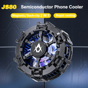 JS81+ Mobile Phone Cooler Magnetic/Back  Cooling Fan For IPhone Android Cool Radiator